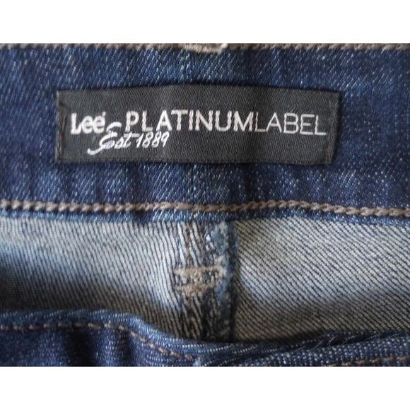 Lee Platinum Label Jeans Curvy Fit Midrise Bootcut Higher In Back Womens 24W P - Picture 4 of 9